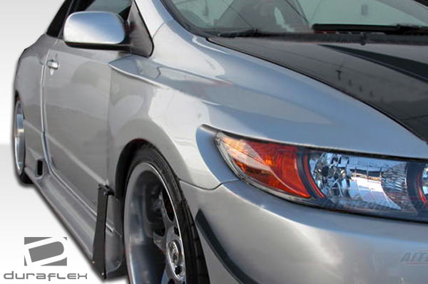 2006-2011 Honda Civic 2DR Duraflex GT500 Wide Body Front Fenders - 2 Piece